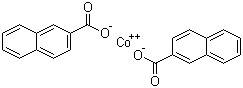 structure of CAS# 61789-51-3, Cobalt naphthenate ;Naphthenic acids cobalt salts