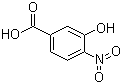 structure of CAS# 619-14-7, 3-Hydroxy-4-nitrobenzoic acid