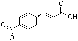 结构式 CAS# 619-89-6, 对硝基肉桂酸; 4-硝基肉桂酸