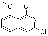 结构式 CAS# 61948-59-2, 2,4-二氯-5-甲氧基喹唑啉