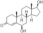6,17-Dihydroxy-6b,17b-androst-4-en-3-one molecular structure (CAS 62-99-7)