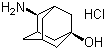 structure of CAS# 62075-26-7, cis-4-Aminoadamantan-1-ol hydrochloride