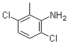 structure of CAS# 62077-26-3, 3,6-Dichloro-2-methylbenzenamine