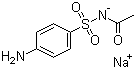 结构式 CAS# 6209-17-2, N-(4-氨基苯磺酰)乙酰胺钠盐