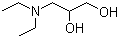 结构式 CAS# 621-56-7, 3-二乙胺基-1,2-丙二醇