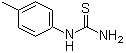 结构式 CAS# 622-52-6, 对甲苯基硫脲