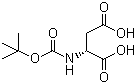 Boc-D-Aspartic acid molecular structure (CAS 62396-48-9)