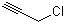 3-Chloropropyne molecular structure (CAS 624-65-7)