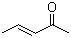 结构式 CAS# 625-33-2, 3-戊烯-2-酮