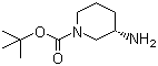 结构式 CAS# 625471-18-3, (S)-1-Boc-3-氨基哌啶; (S)-1-叔丁氧羰基-3-氨基哌啶