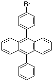 结构式 CAS# 625854-02-6, 9-(4-溴苯基)-10-苯基蒽