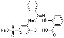 结构式 CAS# 62625-22-3, 锌试剂钠盐