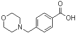 结构式 CAS# 62642-62-0, 4-(4-吗啉基甲基)苯甲酸