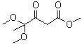结构式 CAS# 62759-83-5, 4,4-二甲氧基-3-氧代戊酸甲酯