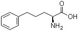 结构式 CAS# 62777-25-7, L-2-氨基-5-苯基戊酸