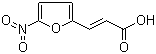 5-硝基呋喃-2-丙烯酸分子结构 (CAS 6281-23-8)