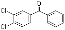 structure of CAS# 6284-79-3, 3,4-Dichlorobenzophenone;(3,4-Dichlorophenyl)phenyl-methanone