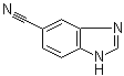 结构式 CAS# 6287-83-8, 1H-苯并咪唑-5-甲腈