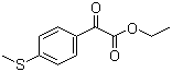 structure of CAS# 62936-31-6, Ethyl 4-(methylthio)benzoylformate;(4-Methylsulfanylphenyl)oxoacetic acid ethyl ester