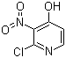 结构式 CAS# 629655-23-8, 2-氯-3-硝基-4-羟基吡啶