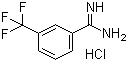 structure of CAS# 62980-03-4, 3-Trifluoromethylbenzamidine hydrochloride;3-(Trifluoromethyl)benzene-1-carboximidamide hydrochloride