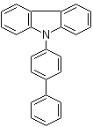 结构式 CAS# 6299-16-7, 9-(4-苯基苯基)咔唑