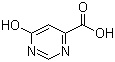 结构式 CAS# 6299-87-2, 6-羟基-4-嘧啶甲酸
