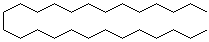 Hexacosane molecular structure (CAS 630-01-3)