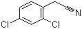 structure of CAS# 6306-60-1, 2,4-Dichlorophenylacetonitrile;2,4-dichlorobenzyl cyanide