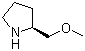 结构式 CAS# 63126-47-6, (S)-(+)-2-(甲氧基甲基)吡咯烷