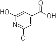 结构式 CAS# 6313-51-5, 2-氯-6-羟基异烟酸