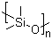 Silicone oil molecular structure (CAS 63148-62-9)