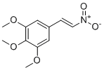structure of CAS# 6316-70-7, 1,2,3-trimethoxy-5-[(E)-2-nitrovinyl]benzene;ß-nitro-3,4,5-trimethoxystyrene