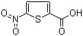 structure of CAS# 6317-37-9, 5-Nitrothiophene-2-carboxylic acid;5-Nitro-2-thenoic acid