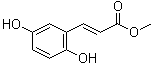 结构式 CAS# 63177-57-1, 2,5-二羟基肉桂酸甲酯