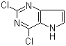 结构式 CAS# 63200-54-4, 2,4-二氯吡咯并[3,2-d]嘧啶