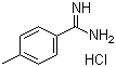 结构式 CAS# 6326-27-8, 4-甲基苄脒盐酸盐; 4-甲基苯甲脒盐酸盐
