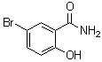 结构式 CAS# 6329-74-4, 5-溴-2-羟基苯甲酰胺