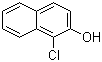 structure of CAS# 633-99-8, 1-Chloro-2-naphthol;1-Chloro-2-hydroxynaphthalene