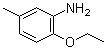结构式 CAS# 6331-70-0, 2-乙氧基-5-甲基苯胺