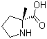structure of CAS# 63399-77-9, (R)-2-Methylproline;H-alpha-Methyl-D-proline; (R)-2-Methylpyrrolidine-2-carboxylic acid