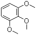 structure of CAS# 634-36-6, 1,2,3-Trimethoxybenzene;1,2,3-trimethyoxy benzene