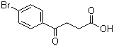 结构式 CAS# 6340-79-0, 3-(4-溴苯甲酰)丙酸