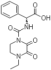 结构式 CAS# 63422-71-9, N-乙基双氧哌嗪酰氨苯乙酸; EPCP