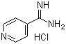 结构式 CAS# 6345-27-3, 吡啶-4-甲脒盐酸盐