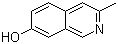 structure of CAS# 63485-73-4, 3-Methyl-7-hydroxyisoquinoline;3-Methylisoquinolin-7-ol