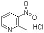 structure of CAS# 63585-69-3, 2-Methyl-3-nitropyridine hydrochloride