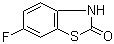 structure of CAS# 63754-96-1, 6-Fluoro-2(3H)-benzothiazolone;6-Fluoro-1,3-benzothiazol-2(3H)-one; 6-Fluorobenzothiazolin-2-one
