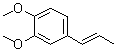 structure of CAS# 6379-72-2, (E)-1,2-Dimethoxy-4-(1-propenyl)benzene;trans-Methylisoeugenol; trans-O-Methylisoeugenol