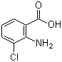 structure of CAS# 6388-47-2, 2-Amino-3-chlorobenzoic acid;3-Chloroanthranilic acid